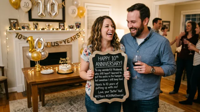 Long 10th Anniversary Messages for Husband
