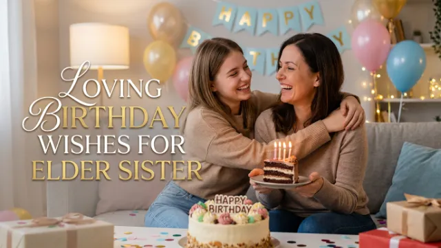Loving Birthday Wishes for Elder Sister GIF