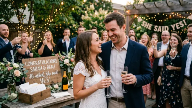 ย Romantic Engagement Wishes for Couple
