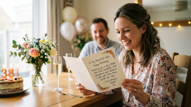 Romantic Simple Birthday Wishes for Wife