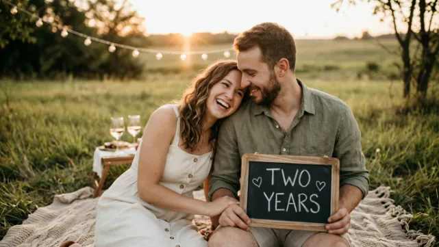 Short 2nd Anniversary Captions for Social Media