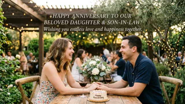 Short Anniversary Wishes for Daughter