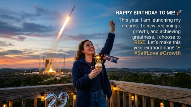 Short Birthday Wishes for Myself Motivational Boost