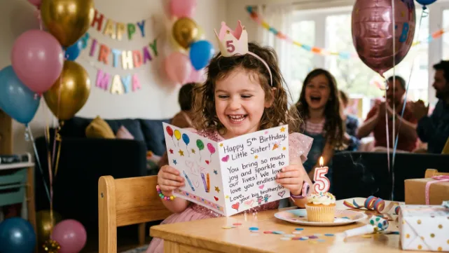 Short Birthday Wishes for Small Sister