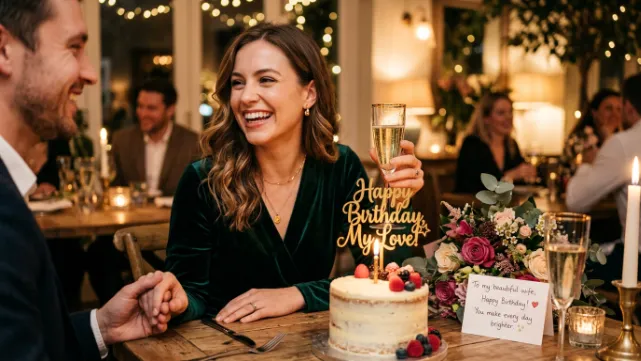 Short Unique Birthday Wishes for Wife