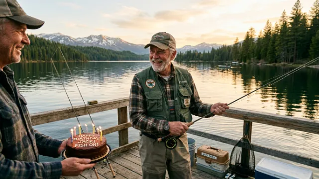 Simple Birthday Wishes for a Fisherman