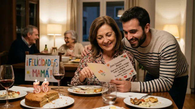 Spanish Birthday Wishes for Mom from Son