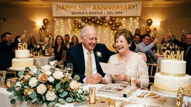 Wishes for Parents on 50th Anniversary