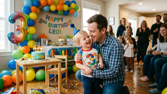 Wishes From Father for 3rd Birthday Boy